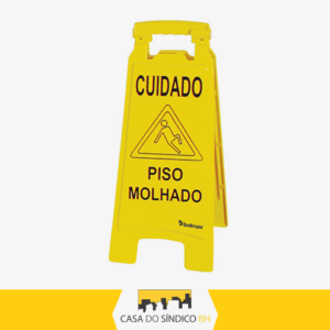 Placas de sinalização - Piso molhado